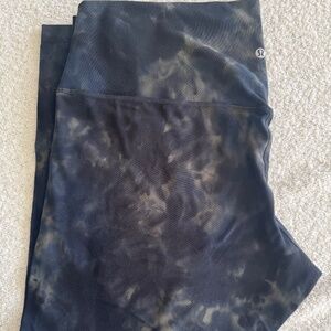 Lululemon High Rise Tie Dye Leggings Size 20